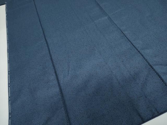 平和屋着物●男性　紬　アンサンブル　120亀甲　正絹　逸品　DAAY5447ud