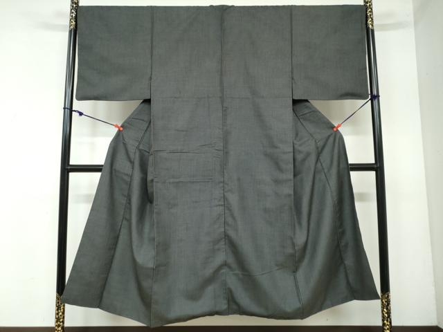 平和屋着物●男性　紬　アンサンブル　100亀甲　正絹　逸品　DAAY5449ud