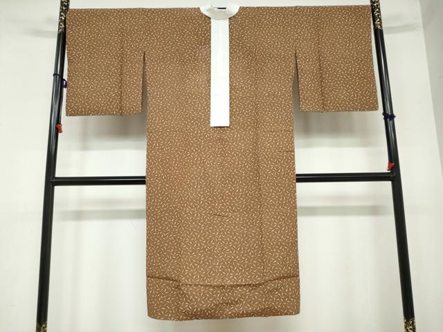 平和屋着物●長襦袢 無双仕立て 色ほのか 成物 唐辛子 反端付き 正絹 逸品 DAAY5462ud