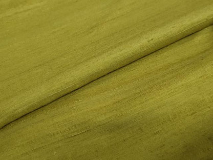 平和屋着物●結城紬　鶯色　正絹　逸品　DAAY5468ud