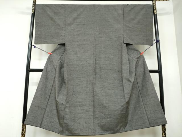 平和屋着物●男性　結城紬　80亀甲　総詰め　正絹　逸品　DAAY5480ud