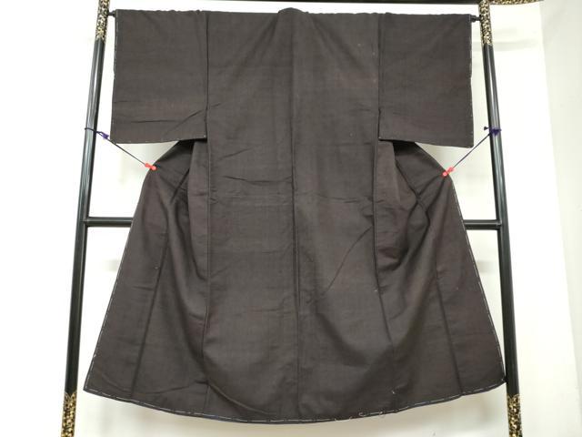 平和屋着物●男性 紬 縞 正絹 逸品 未使用 DAAY5481ud
