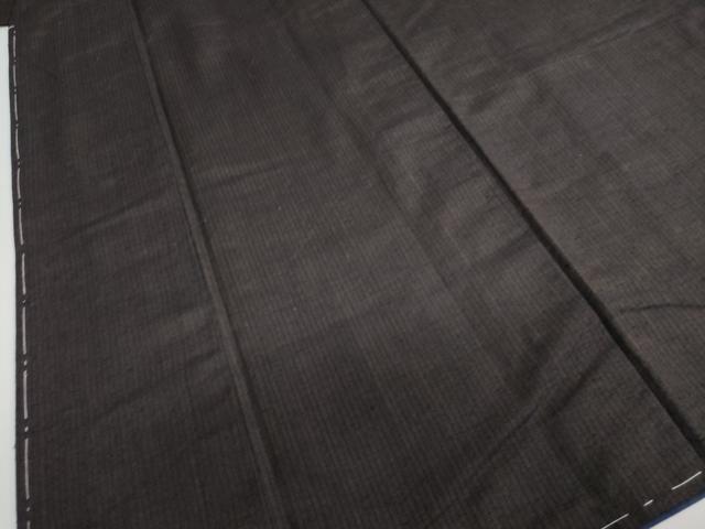 平和屋着物●男性 紬 縞 正絹 逸品 未使用 DAAY5481ud