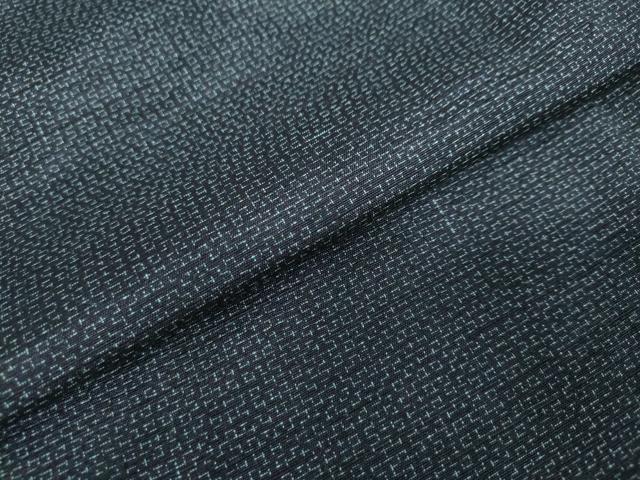 平和屋着物●男性 紬 アンサンブル 幾何学文様 正絹 逸品 未使用 DAAY5492ud