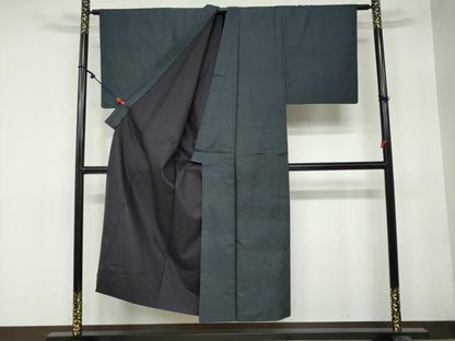 平和屋着物●男性 本場大島紬 アンサンブル 長羽織 100亀甲 総詰め 正絹 逸品 DAAY5496ud