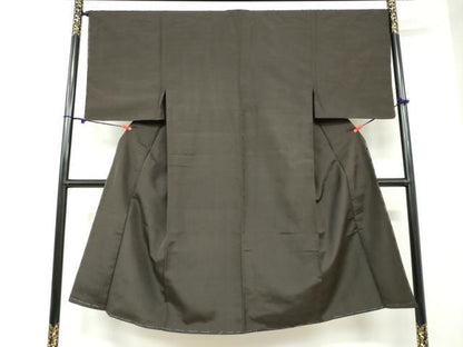 平和屋着物●男性　紬　縞　正絹　逸品　未使用　DAAY5506ud