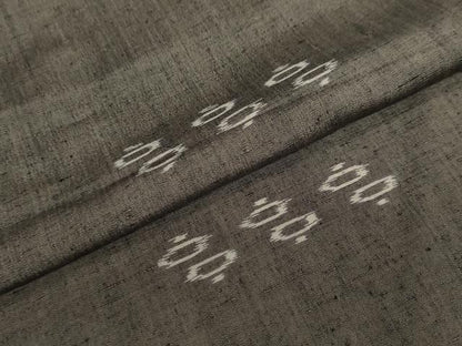 平和屋着物●上質な紬 絣文様 正絹 逸品 未使用 DAAY5536ud