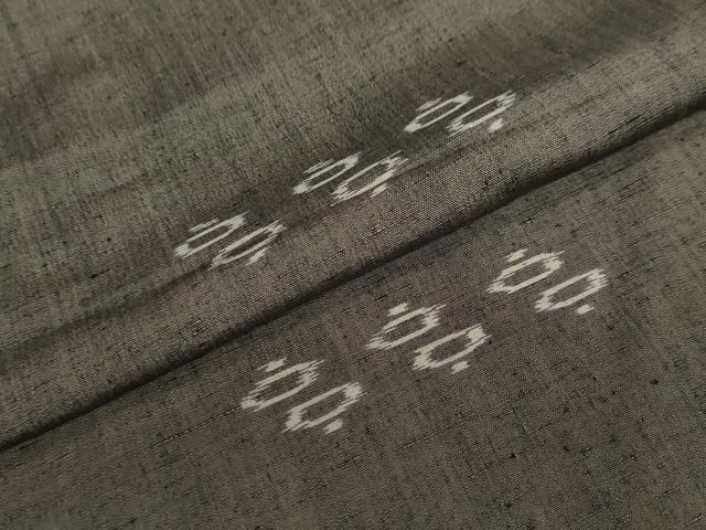 平和屋着物●上質な紬 絣文様 正絹 逸品 未使用 DAAY5536ud