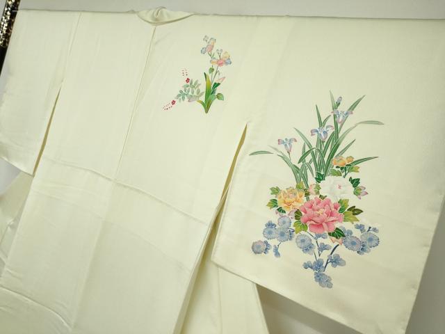 平和屋着物●訪問着　花籠文　金彩　正絹　逸品　DAAY5577ud