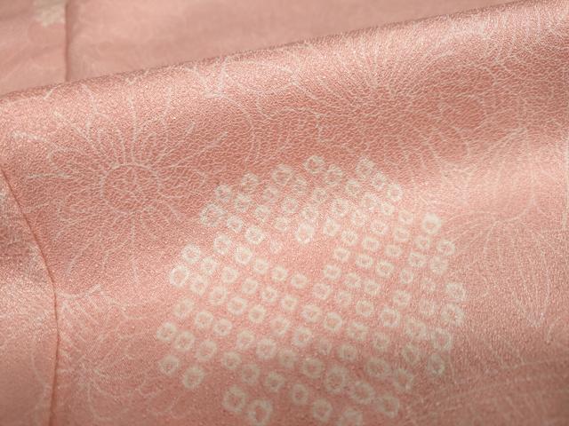 平和屋着物●上質な小紋　草花文　正絹　逸品　DAAY5584ud