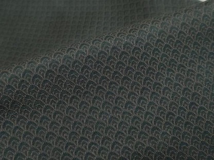 平和屋着物●男性　馬乗り袴　青海波　正絹　逸品　DAAY5588ud