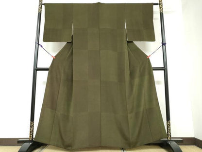 平和屋着物●江戸小紋　行儀　正絹　逸品　DAAY5590ud
