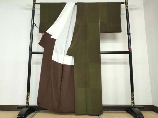 平和屋着物●江戸小紋　行儀　正絹　逸品　DAAY5590ud