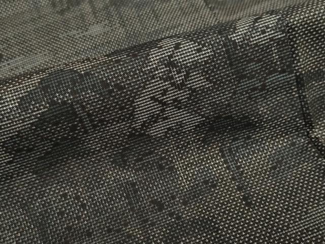 平和屋着物●本場大島紬　9マルキ　樹林風景文　正絹　逸品　DAAY5606ud
