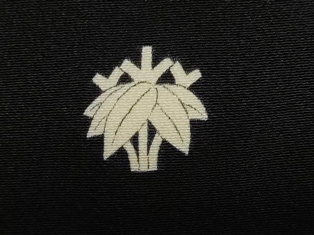 平和屋着物●豪華黒留袖 友禅 作家物 枝梅松文 暈し染め 正絹 逸品 DAAY5619ud