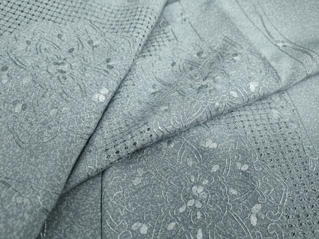 平和屋着物●中国三大刺繍 汕頭刺繍 スワトウ刺繍 小紋 正倉院洋花文 たたき染 ますいわ屋扱い 正絹 逸品 DAAY5626ud