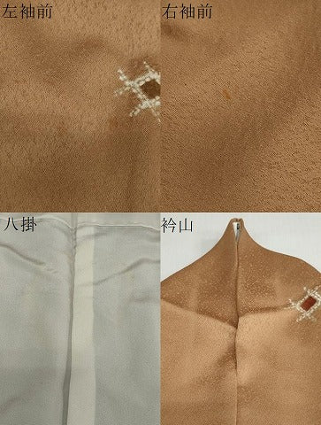 平和屋着物●上質な小紋 絞り 抽象文様 正絹 逸品 DAAY5632ud