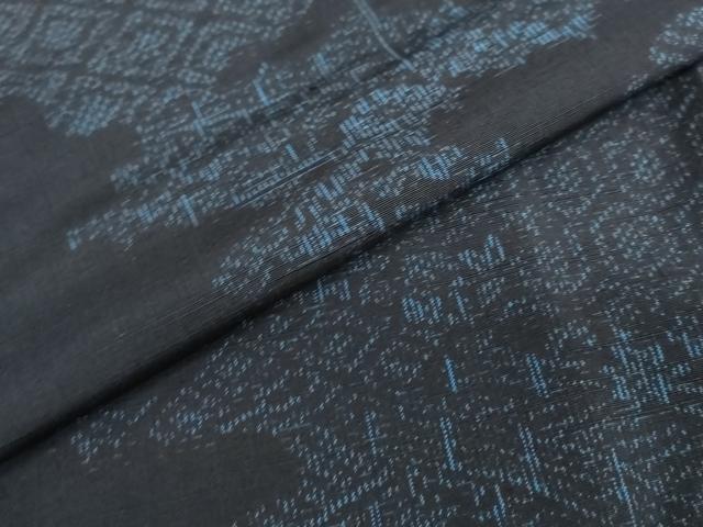 平和屋着物●結城紬　雲霞風景文　正絹　逸品　DAAY5647ud