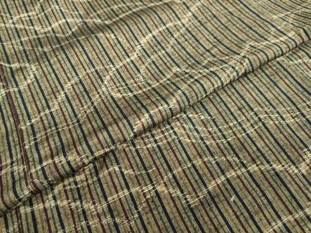 平和屋着物●上質な紬　雲霞文　正絹　逸品　未使用　DAAY5650ud