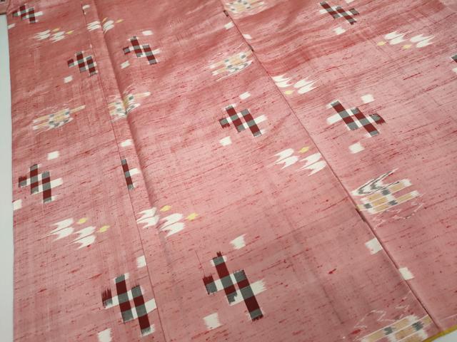 平和屋着物●本場琉球絣 正絹 逸品 DAAY5652ud