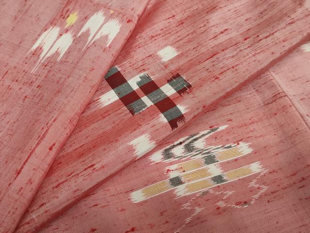平和屋着物●本場琉球絣 正絹 逸品 DAAY5652ud