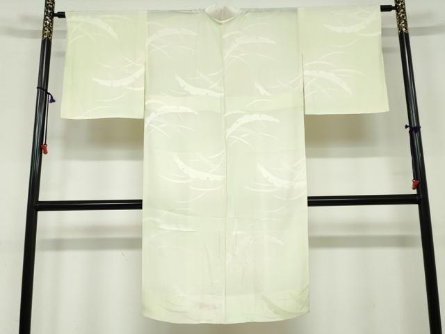 平和屋着物●長襦袢　無双仕立て　雪芝地紋　暈し染め　正絹　逸品　DAAY5688ud