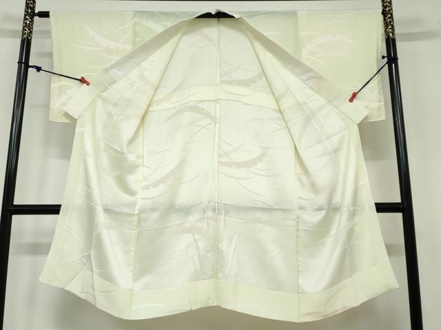 平和屋着物●長襦袢　無双仕立て　雪芝地紋　暈し染め　正絹　逸品　DAAY5688ud