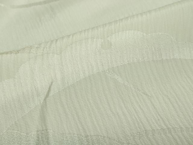 平和屋着物●長襦袢　無双仕立て　雪芝地紋　暈し染め　正絹　逸品　DAAY5688ud