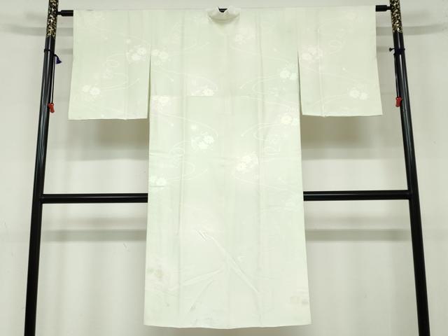 平和屋着物●長襦袢 袷 糸車地紋 暈し染め 正絹 逸品 DAAY5690ud