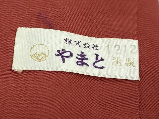平和屋着物●結城紬　80亀甲　抽象文様　やまと誂製　正絹　逸品　DAAY5712ud
