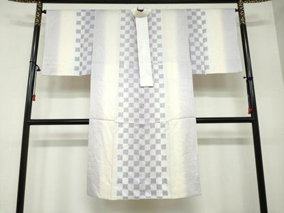 平和屋着物●長襦袢 無双仕立て 麻の葉市松文 暈し染め 正絹 逸品 未使用 DAAY5728ud