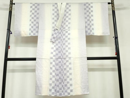 平和屋着物●長襦袢 無双仕立て 麻の葉市松文 暈し染め 正絹 逸品 未使用 DAAY5728ud