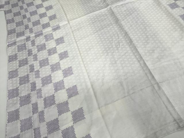 平和屋着物●長襦袢 無双仕立て 麻の葉市松文 暈し染め 正絹 逸品 未使用 DAAY5728ud