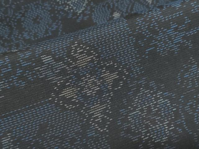 平和屋着物●本場大島紬 アンサンブル 抽象文様 正絹 逸品 未使用 DAAY5733ud