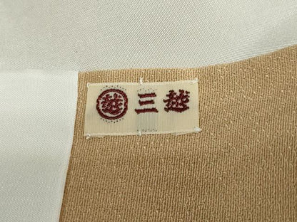 平和屋着物●豪華色留袖　寿光織　鏡裏洋花文　暈し染め　金糸　三越扱い　正絹　逸品　DAAY5737ud