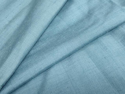 平和屋着物●結城紬 浅縹色 正絹 逸品 未使用 DAAY5748ud