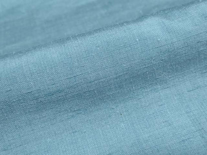 平和屋着物●結城紬 浅縹色 正絹 逸品 未使用 DAAY5748ud