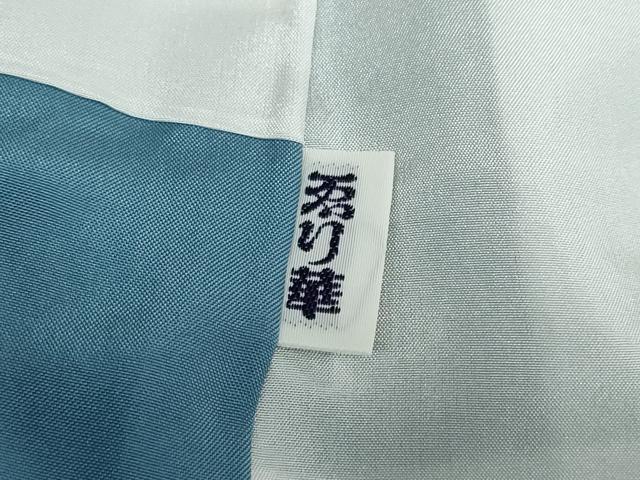 平和屋着物●結城紬 浅縹色 正絹 逸品 未使用 DAAY5748ud