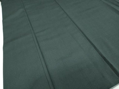 平和屋着物●上質なお召 色無地 百入茶色 正絹 逸品 DAAY5763ud