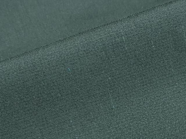 平和屋着物●上質なお召 色無地 百入茶色 正絹 逸品 DAAY5763ud