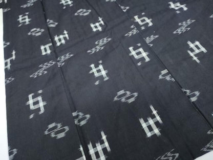 平和屋着物▽本場琉球絣 綿琉球 単衣 絣文様 綿 逸品 DAAY5794ud