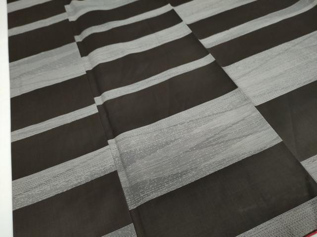平和屋着物●本場大島紬 横段霞文 正絹 逸品 DAAY5795ud