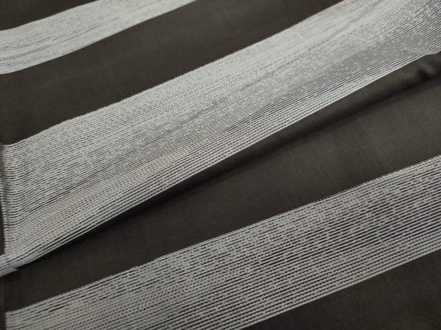 平和屋着物●本場大島紬 横段霞文 正絹 逸品 DAAY5795ud