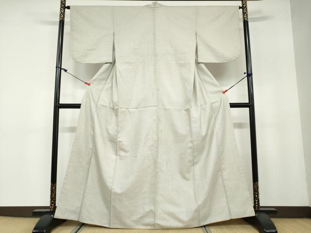 平和屋着物●上質な紬　100亀甲　抽象文様　正絹　逸品　DAAY5811ud