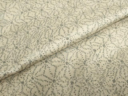 平和屋着物●上質な紬　麻の葉文様　正絹　逸品　DAAY5820ud