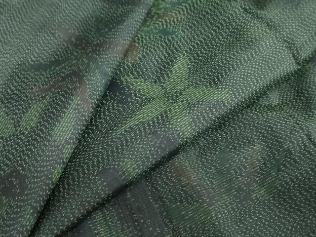 平和屋着物●本場大島紬 笹竹文 正絹 逸品 未使用 DAAY5826ud