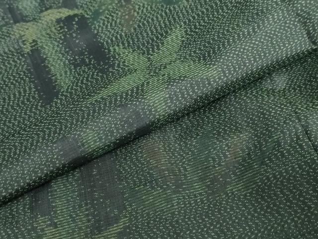 平和屋着物●本場大島紬 笹竹文 正絹 逸品 未使用 DAAY5826ud
