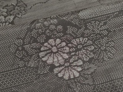 平和屋着物●本場大島紬 総絣 雲取草花文 正絹 逸品 DAAY5837ud