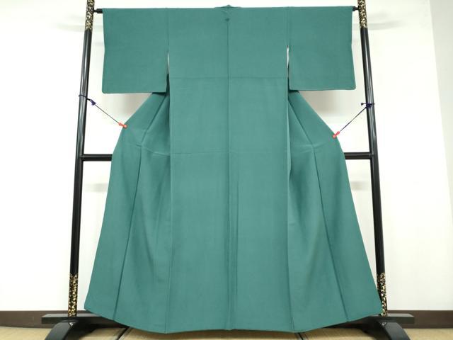 平和屋着物●上質な色無地　紋意匠　天鵞絨色　正絹　逸品　DAAY5876ud