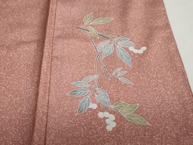 平和屋着物●訪問着　友禅　枝葉文　暈し染め　正絹　逸品　未使用　DAAY5914ud